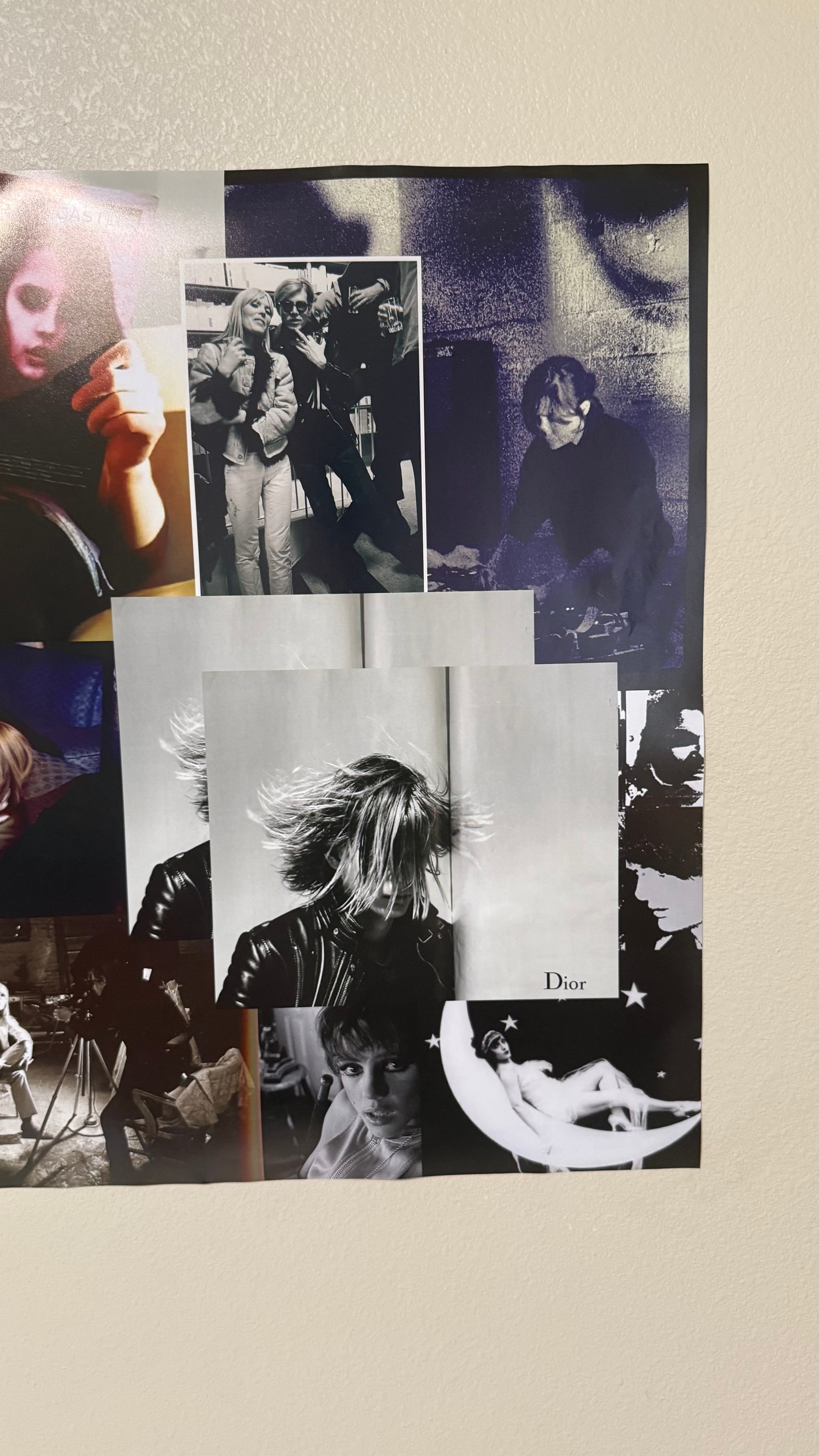 Black Collaged Poster
