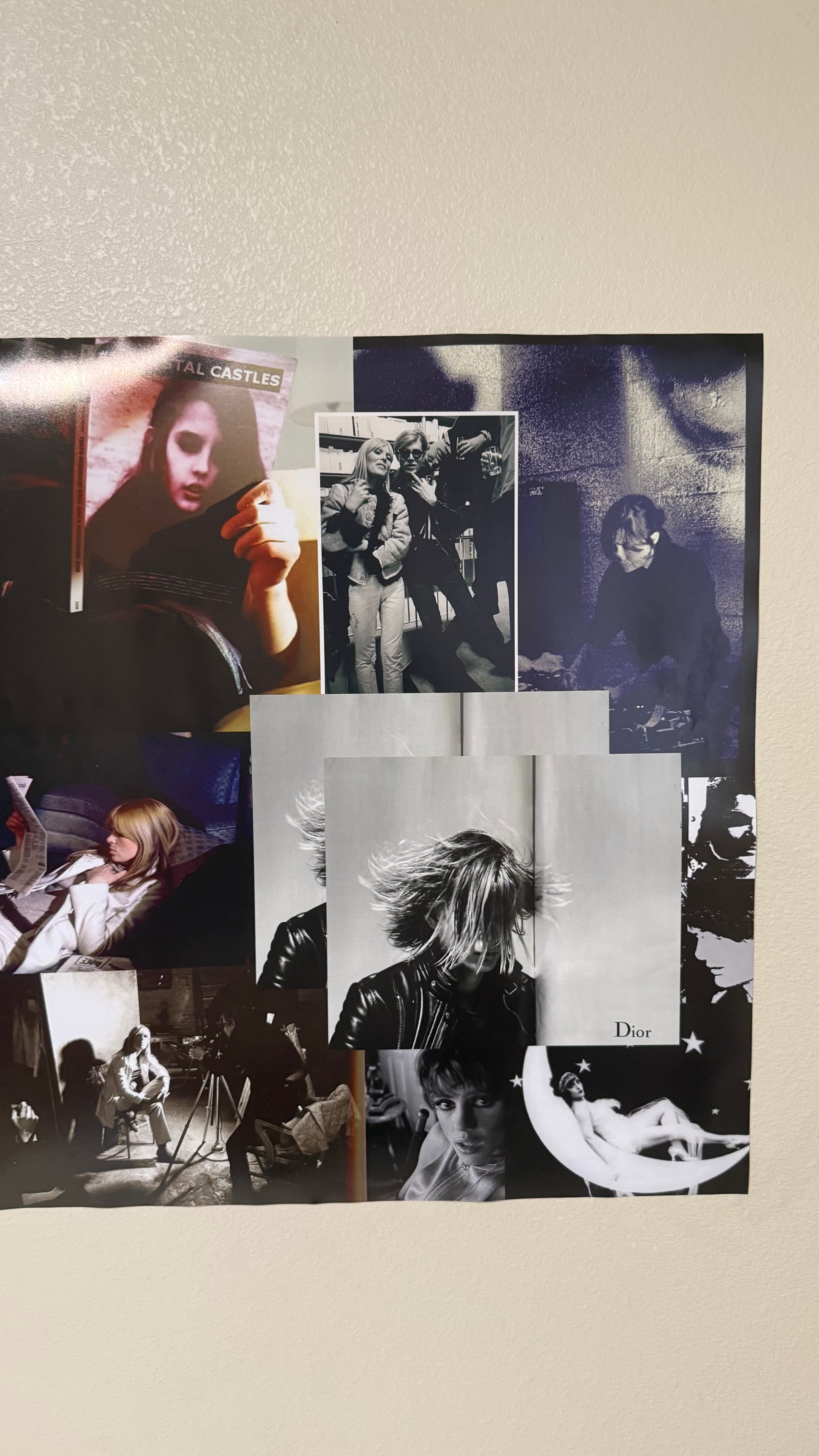 Black Collaged Poster