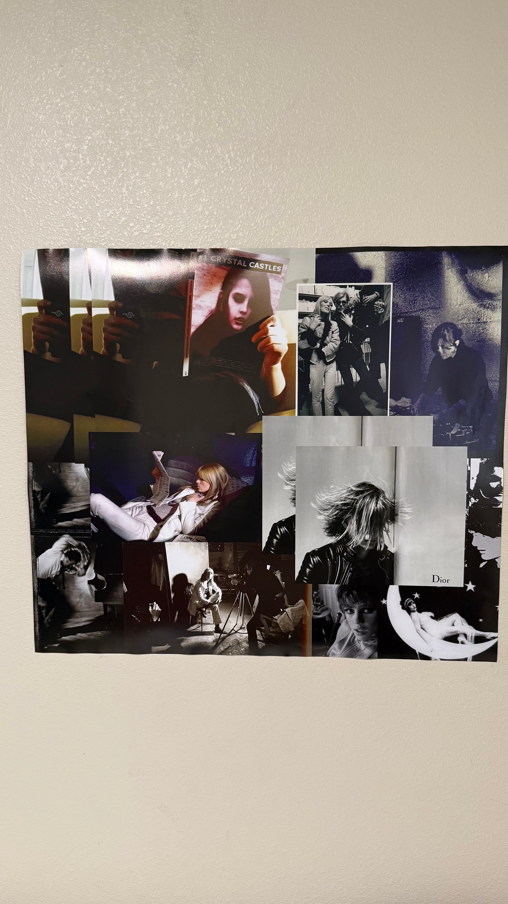 Black Collaged Poster
